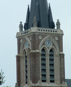 Clocher de l'église d'Halluin