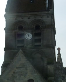 Eglise Saint-Maurice de Vauxrezis Clocher de l'église de Vauxrezis