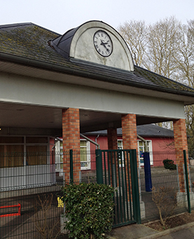 Cadran indiquant l'heure de l'école de l'abbaye