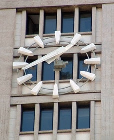 Détail du cadran de la mairie du Havre